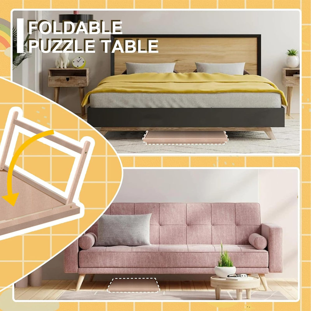 RAGOZONERY puzzle table cover protects pieces from pets and spills.