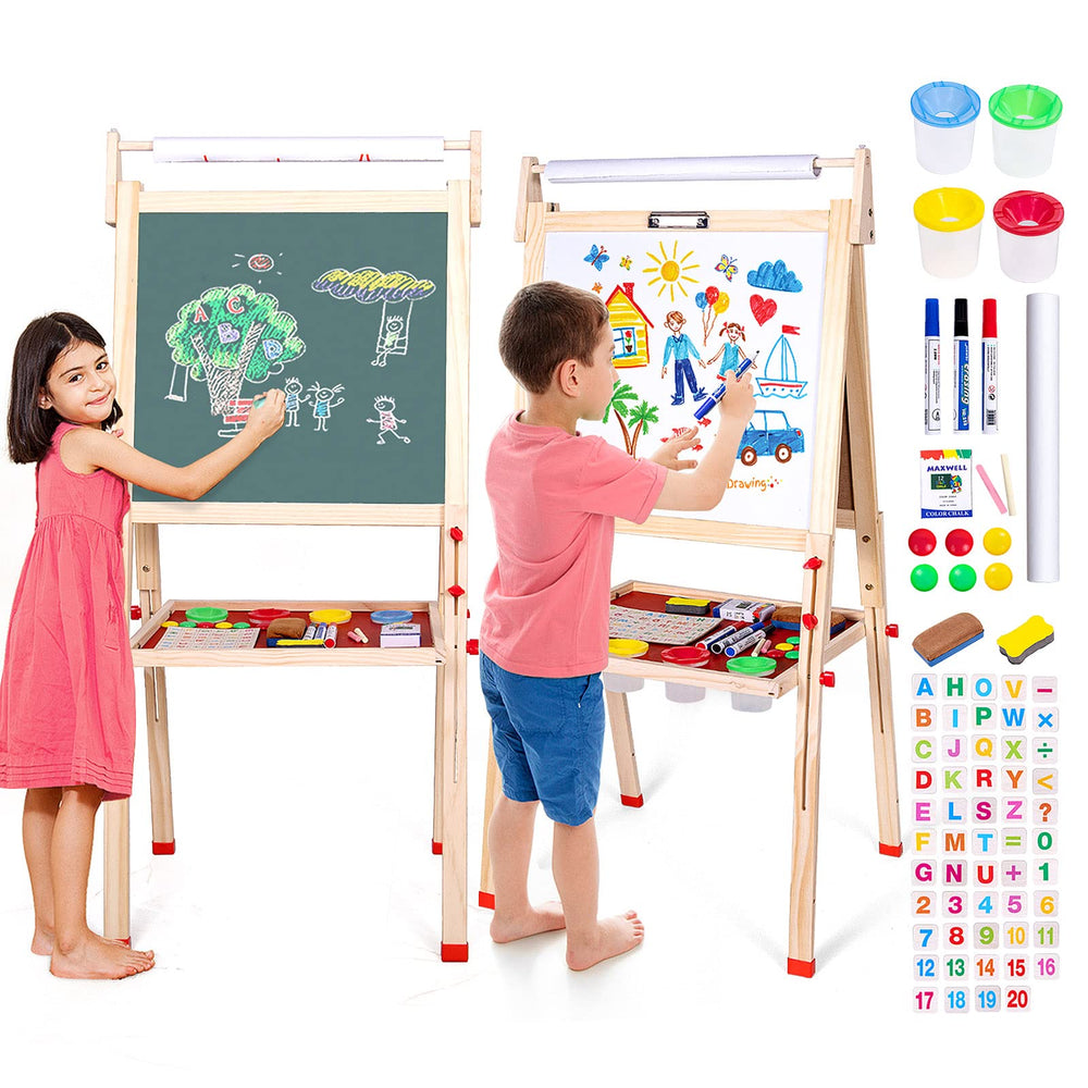 Ragstone Kids Easel folds flat for compact storage