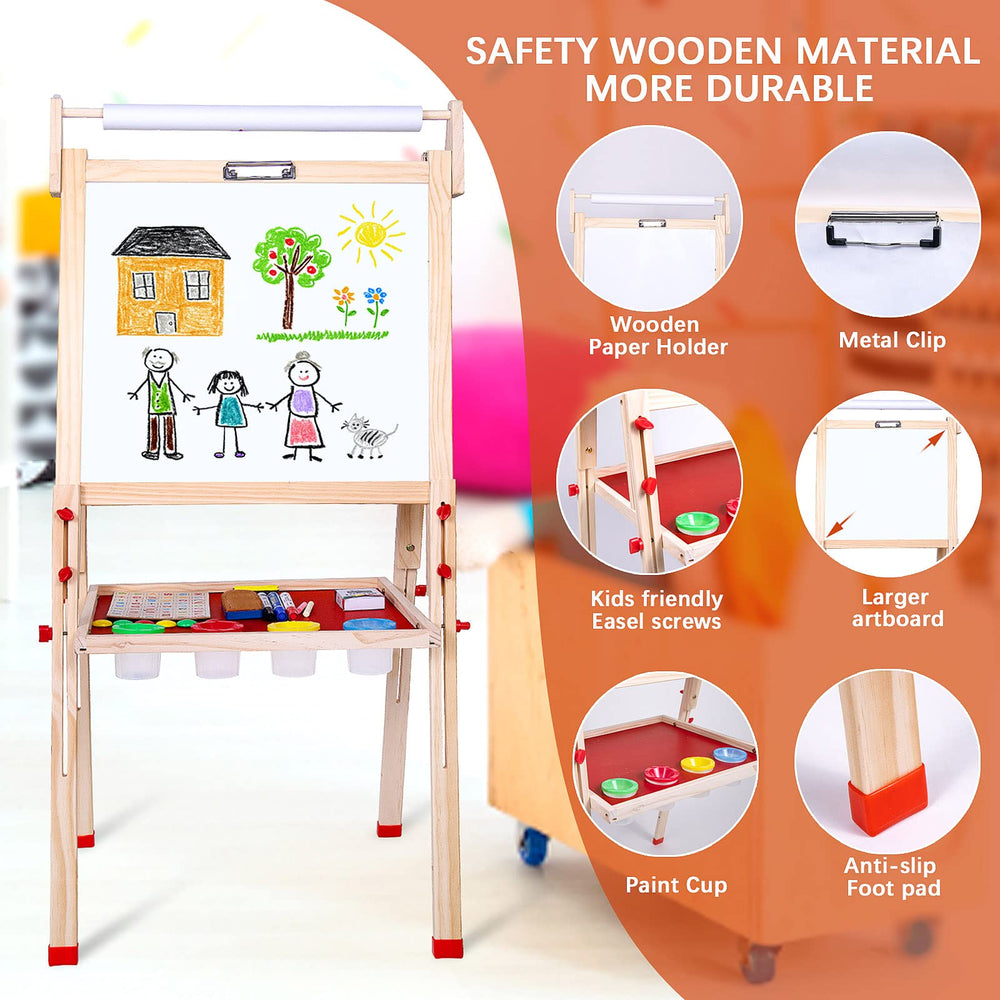 Ragstone Kids Easel height adjustment to match growing artists