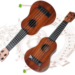 Raimy 17in kids ukulele strings-closeup promotes clear resonant sound.