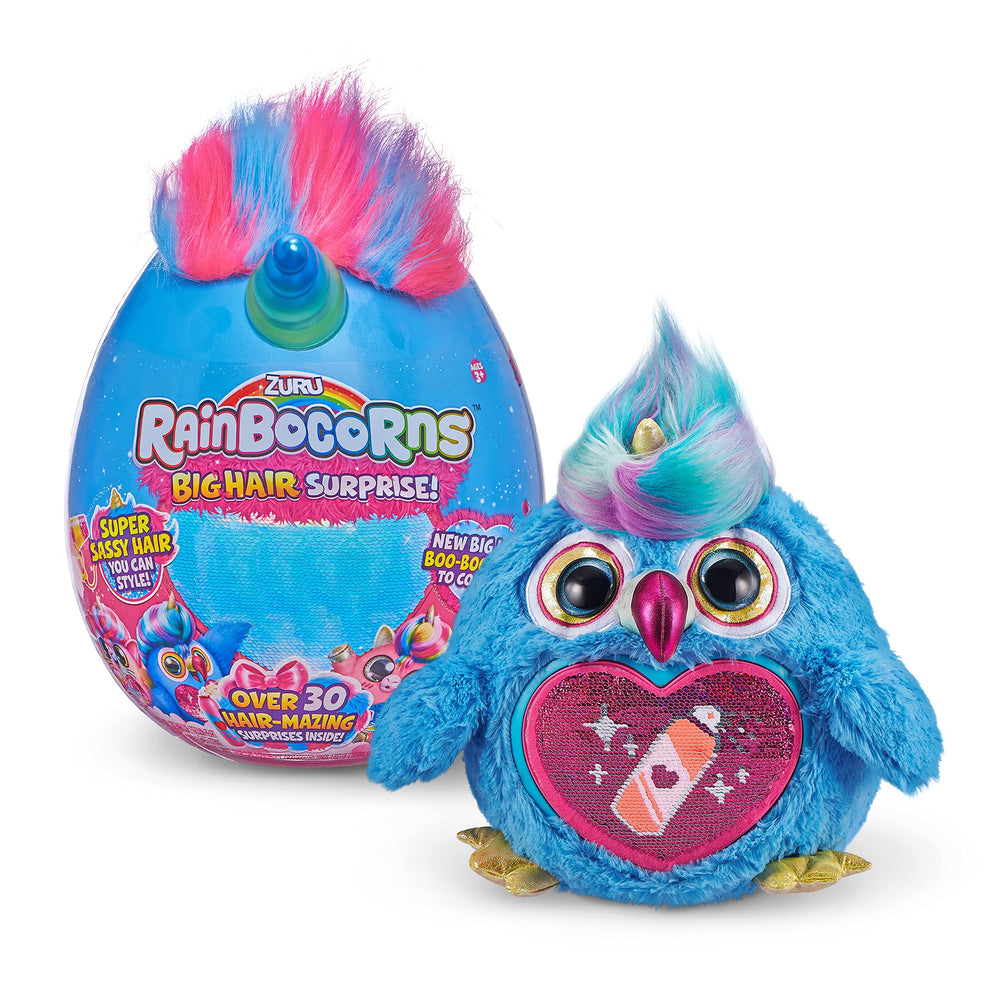 Rainbocorns Big Hair Surprise egg with multi-layer unboxing ready for fashion play