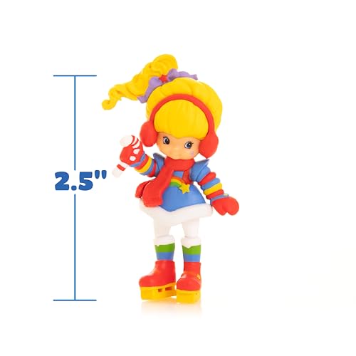 Tickled Pink winter Cheebee figure posed for a snowball moment, perfect for desk display.