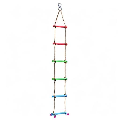 Rainbow Craft backyard ninja obstacle ladder enhancing family play