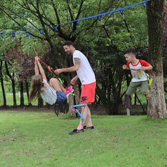 Rainbow Craft ladder with secure hooks for quick, stable attachment