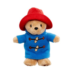 Rainbow Designs Paddington bean toy with red hat for outings and cuddles