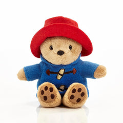 Soft plush Paddington bear toy, gentle and huggable