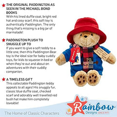 Rainbow Designs Paddington Bear tag reads Please look after this bear, a charming detail