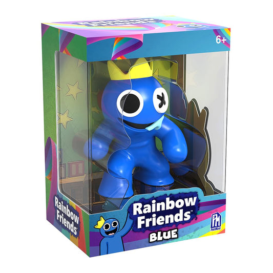 Rainbow Friends Blue vinyl figure from Series 1, a collectible for display and gifting.