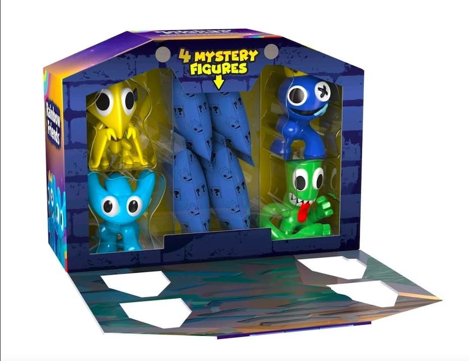 Rainbow Friends Blues Castle mini figure 2 ready for display and collection
