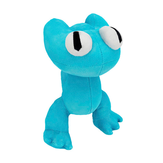 Rainbow Friends cyan plush 20cm ideal for cuddles and display.
