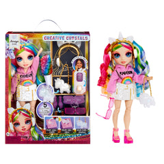 Rainbow High Amaya doll with sparkles for imaginative dress-up play.