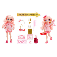 Rainbow High Bella crystal accessory kit highlighting DIY fashion creativity