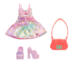 Rainbow High Bella shoes and handbag pair for mix-and-match fashion.