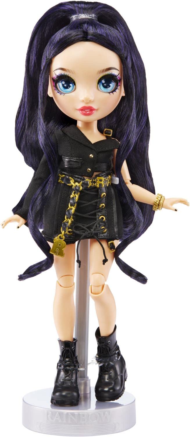 Rainbow High doll hangers help organize outfits for Rainbow High Ainsley.
