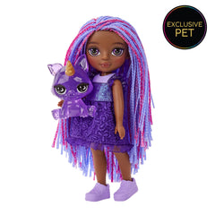 Indigo Bailey's articulated head, shoulders, and legs enable easy posing.