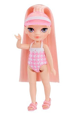 Rainbow High Littles swim accessories set with floatie goggles for sunny days