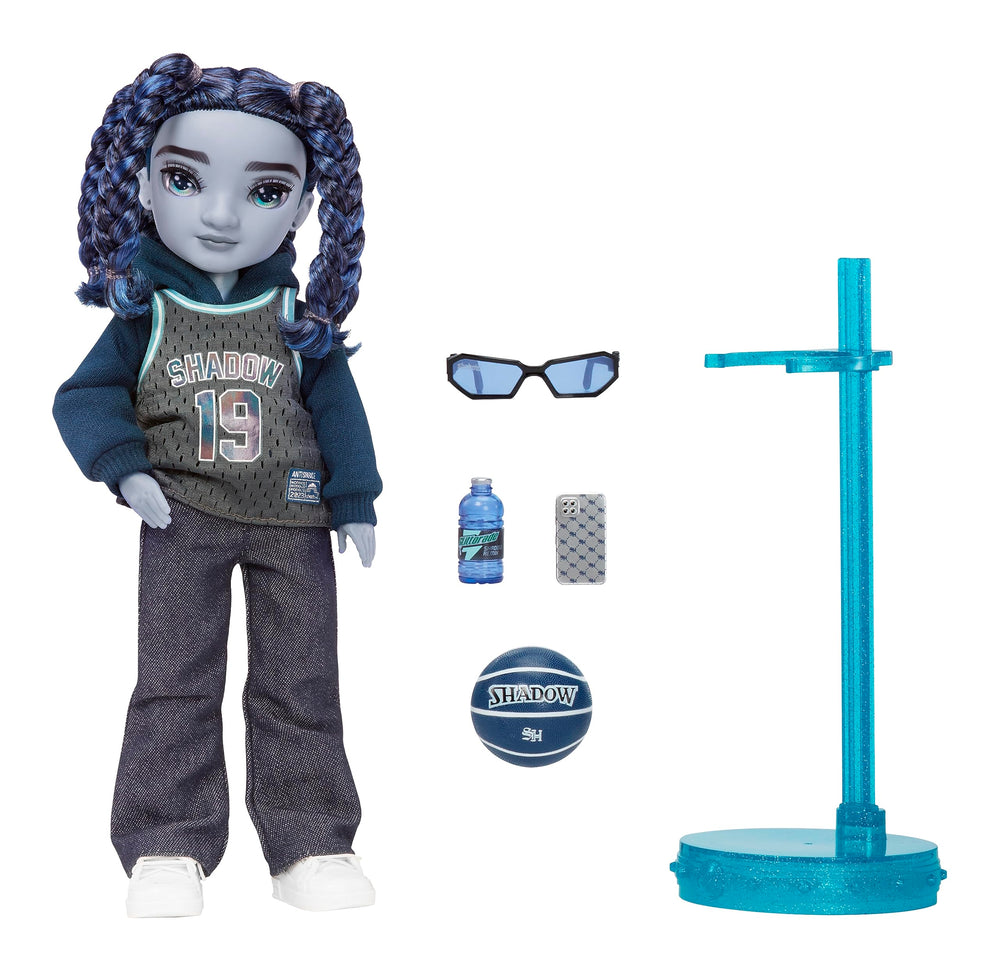 Rainbow High Shadow High Oliver blue jersey sweater outfit for stylish storytelling.