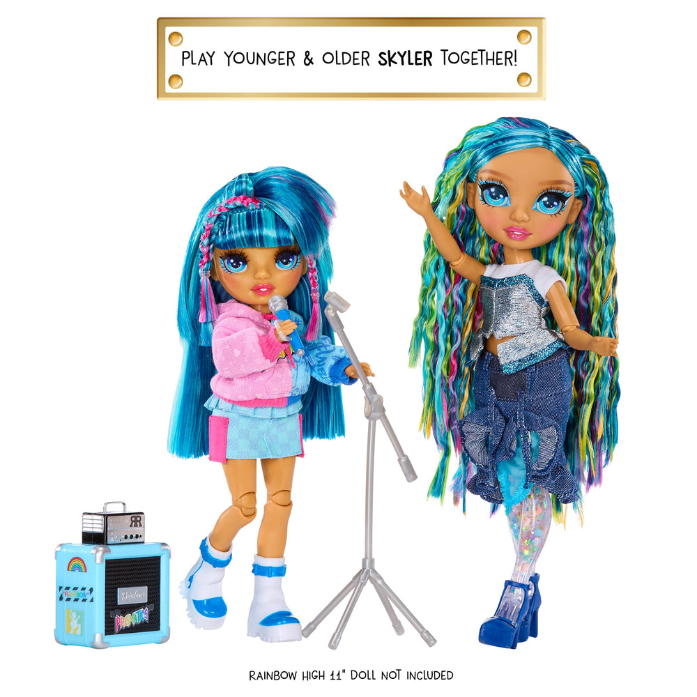 Rainbow High Skyler stand and amp enhance stage play and rhythm.