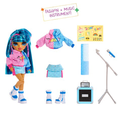 Rainbow High Skyler microphone accessory for mini concert scenes.