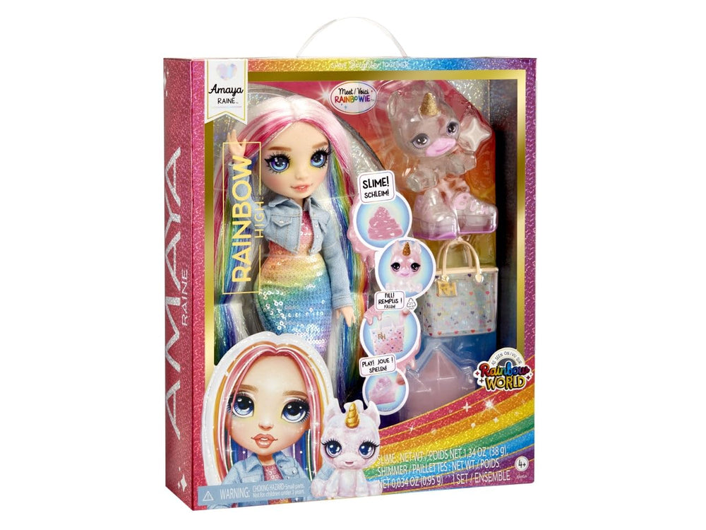 Rainbow High Sparkle Slime Kit with shimmering powders.