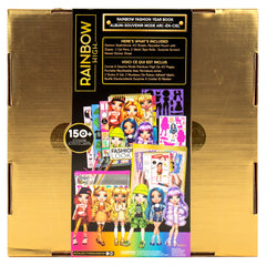 Rainbow High spiral-bound beauty book pages and instructions for creativity