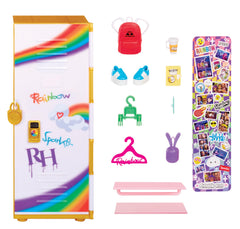 Rainbow High sticker sheet to customize and personalize the locker.