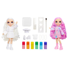Rainbow High Watercolor & Create tie-dye kit with stencils for fun patterns.