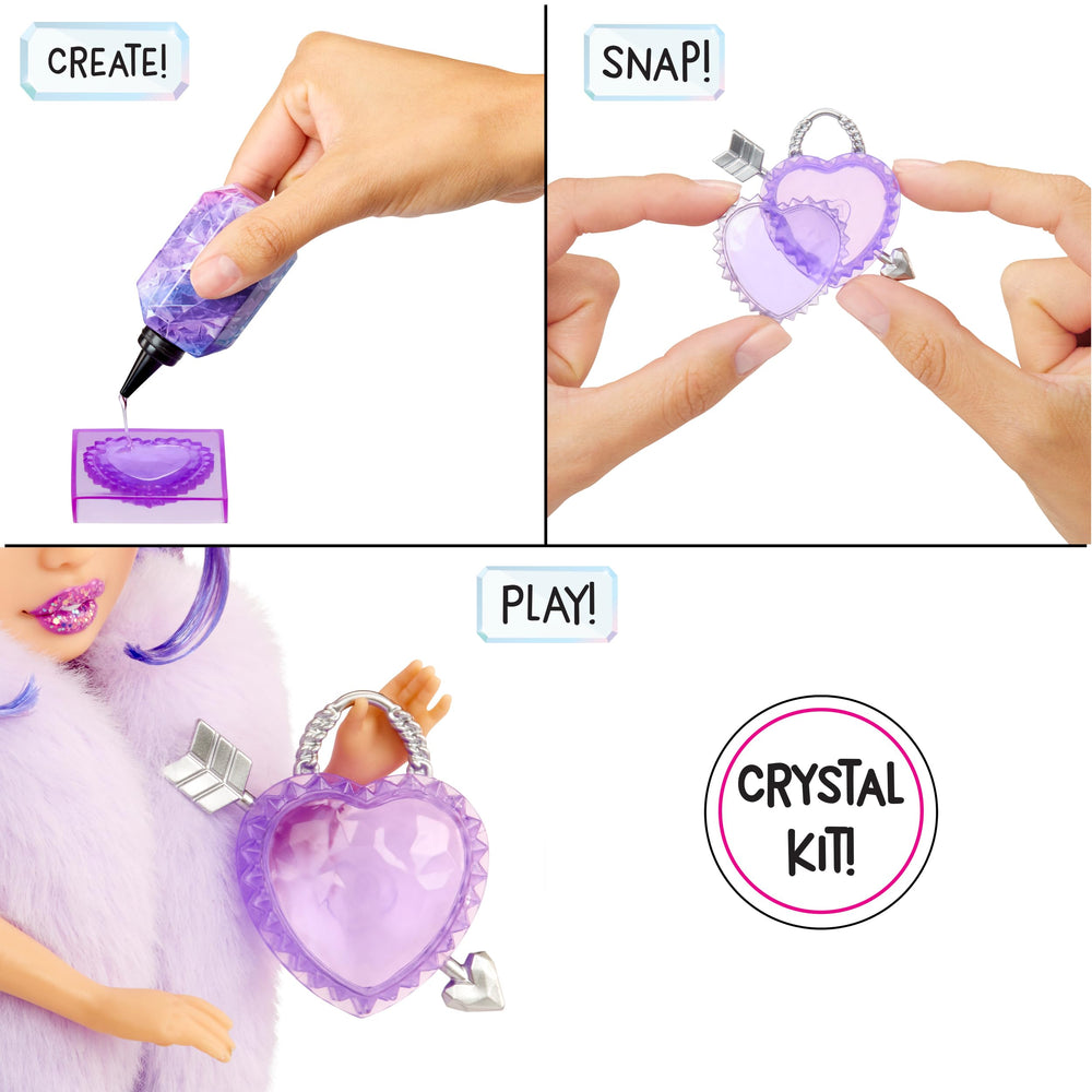 Rainbow High Violet 11-inch doll is poseable for expressive play.