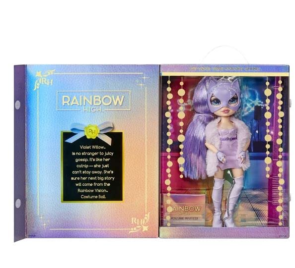 Rainbow High Violet Willow doll travel bag ready for on-the-go play and display.