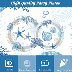 Rakuto Ocean Seashell Forks: convenient utensils with beachy flair for seaside events.