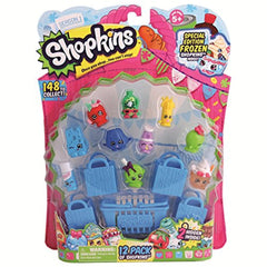 RANGS JAPAN Shopkins 12-pack with basket, ideal for playful shopping roleplay