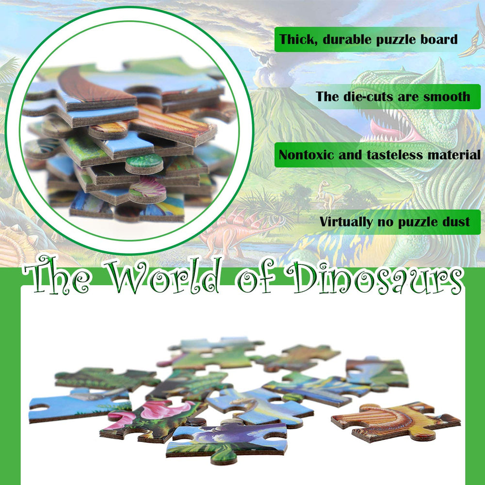 RANSUNN puzzle pieces spread shows easy-to-handle 100 pieces.