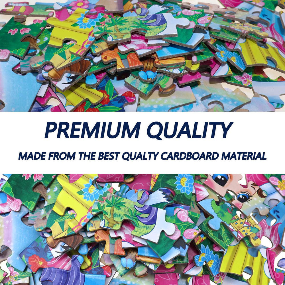 RANSUNN puzzle with safe rounded corners promotes child safety.