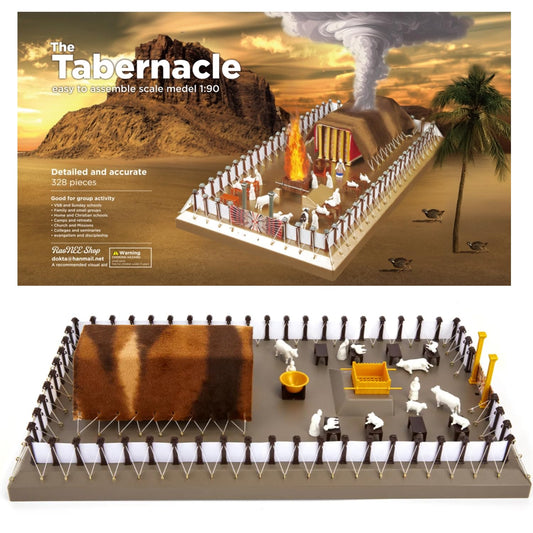 RaoNEE Tabernacle Model Kit assembly detail for classroom learning.