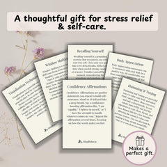 Raptor Studio Somatic Therapy Cards packaging with logo signals calm support.
