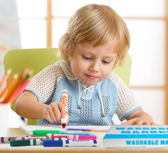 Rarlan washable ink is safe for ages 3 and up.