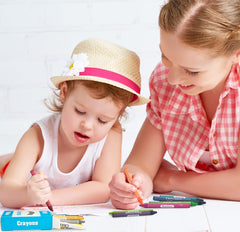 Rarlan Crayons 30-box bulk setup keeps supplies organized for classrooms or family craft days.
