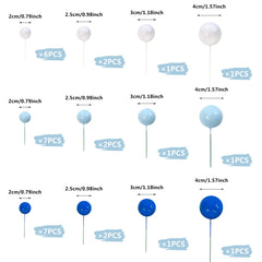 RASSLISA ball cake topper colorful balls brightens celebrations