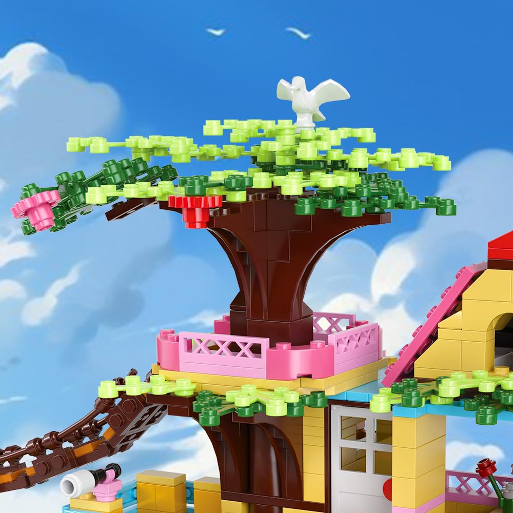 RAVAYO Tree Building Set birds add nature-inspired scenes.