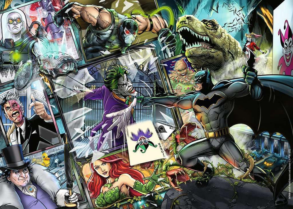Ravensburger Batman puzzle interlocking pieces shown for a satisfying build