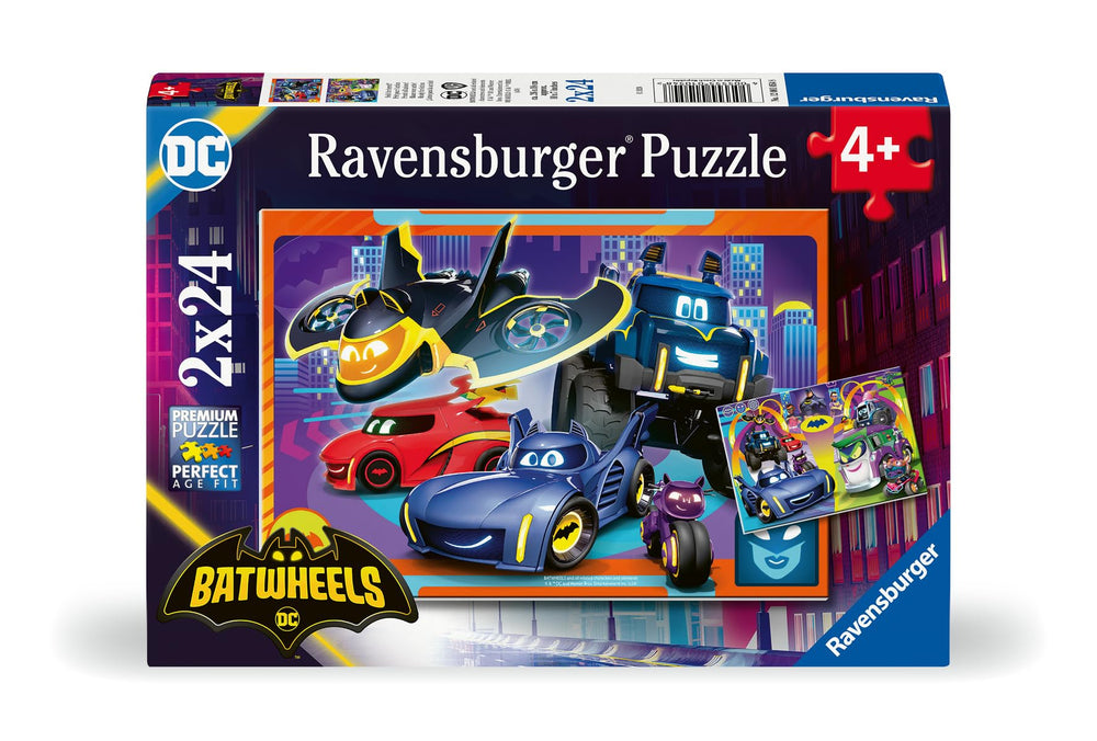 Ravensburger Batwheels colorful illustrations spark imagination and family-friendly play.