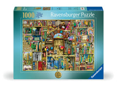 Ravensburger The Bizarre Bookshop 2, quirky titles scene for sharing with friends during evenings.