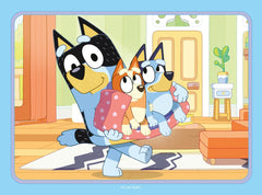 Ravensburger Bluey 4-in-Box Puzzle Mum and Dad scene supports calm, focused playtime