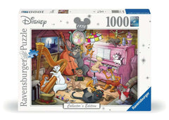 Ravensburger Disney Aristocats 1000-piece puzzle laid out for a relaxing evening