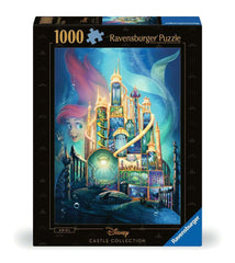 Ravensburger Disney Castle Ariel puzzle cover—vibrant image for immersive puzzling sessions