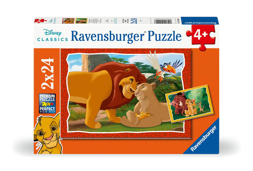Ravensburger Disney Lion King Circle of Life puzzle setup for kids boosts screen-free fun