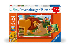 Ravensburger Disney Lion King Circle of Life puzzle setup for kids boosts screen-free fun