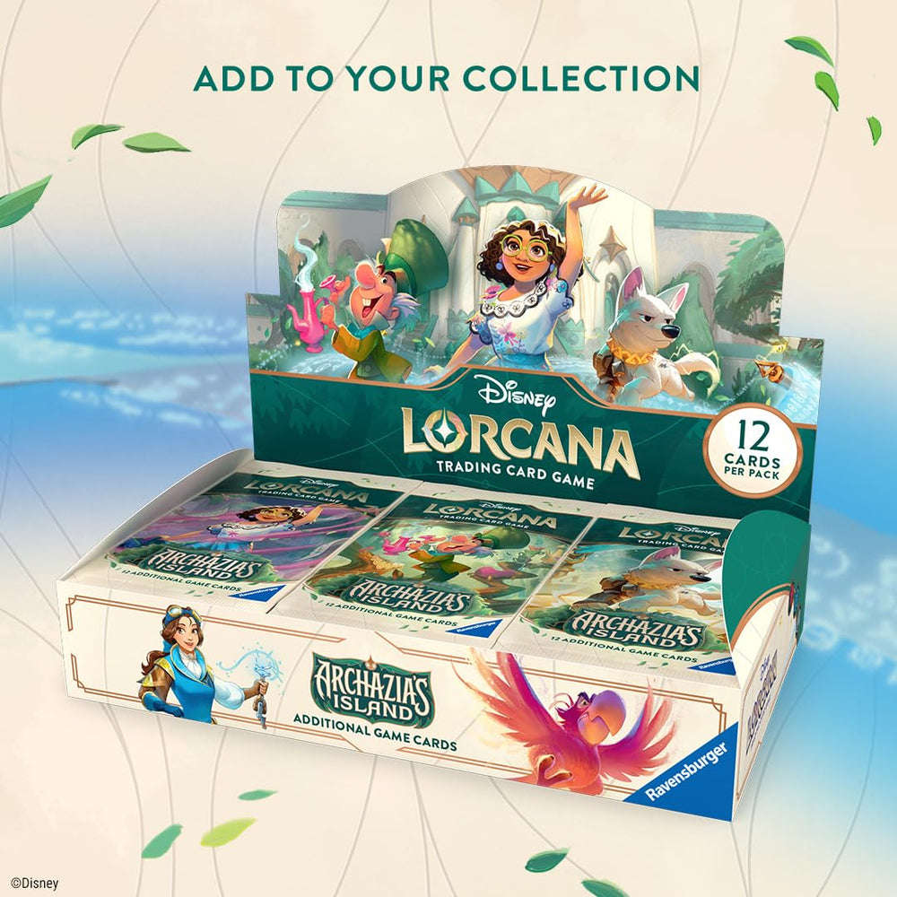 Ravensburger Archazia's Island boosters support deck-building and trades