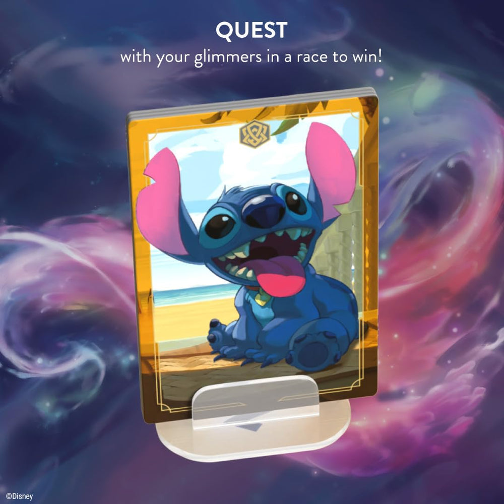 Ravensburger Disney Lorcana Gateway: two prebuilt decks ready to join your adventure on a colorful playmat.