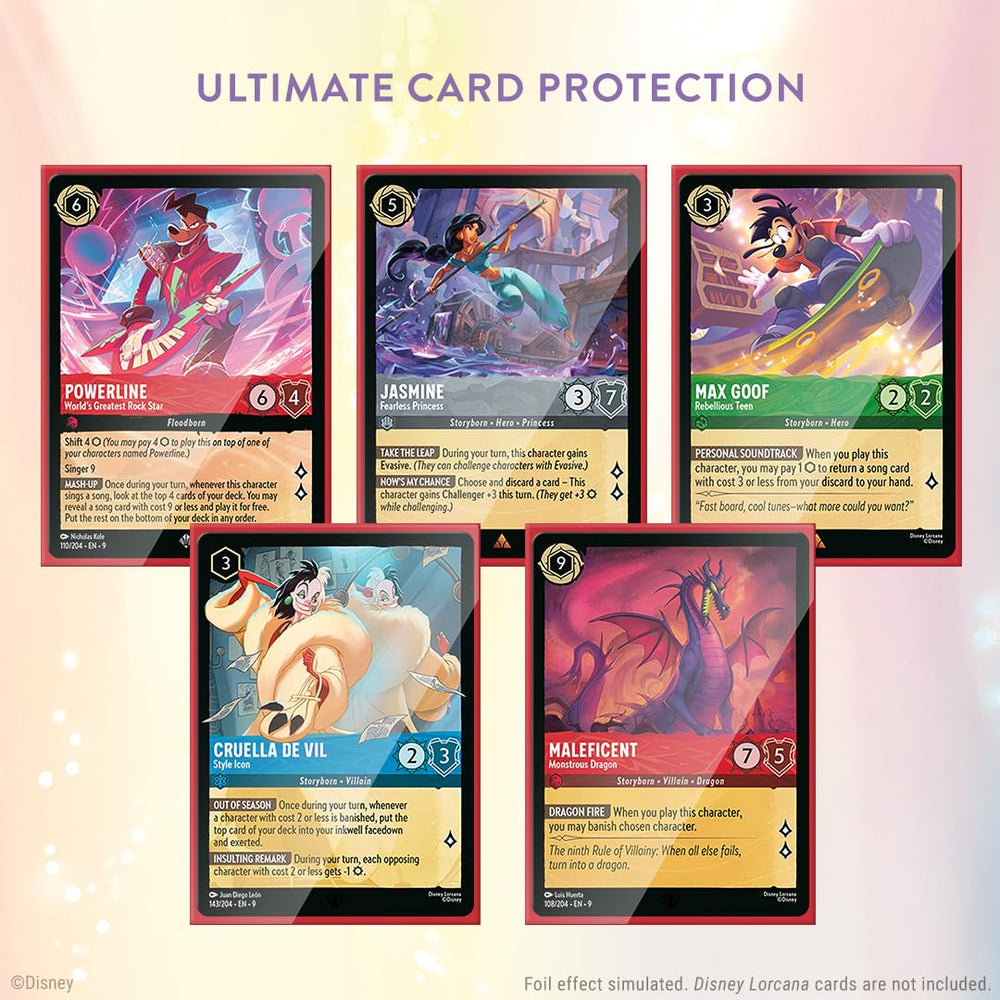 Ravensburger Mulan sleeve back art, ideal for smooth shuffles